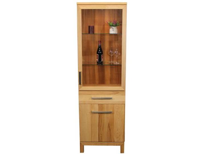 Schmaler Esszimmerschrank Kernbuche massiv geölt von Göhring