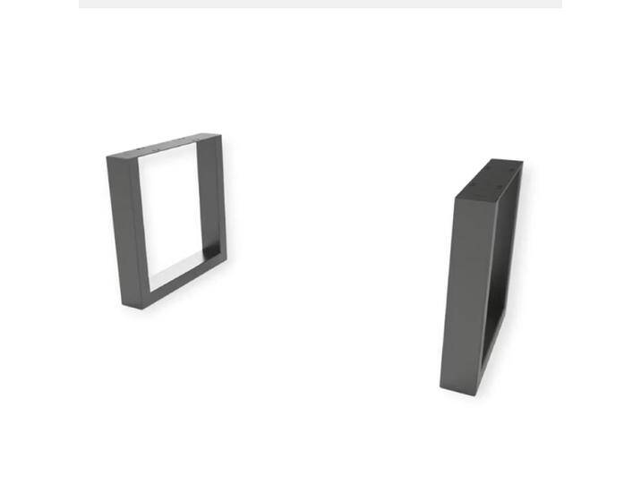 Sitzbank Gestell U-Form schwarz von Göhring