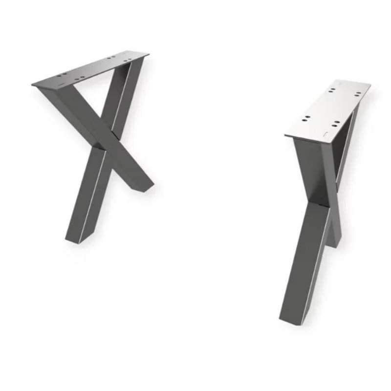 Sitzbank Gestell X-Form schwarz von Göhring