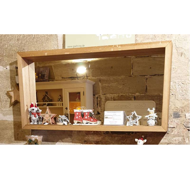 Spiegel mit Holzrahmen Wildeiche geölt 120 cm Spiegel mit Holzrahmen Wildeiche geölt 120 cm von Göhring