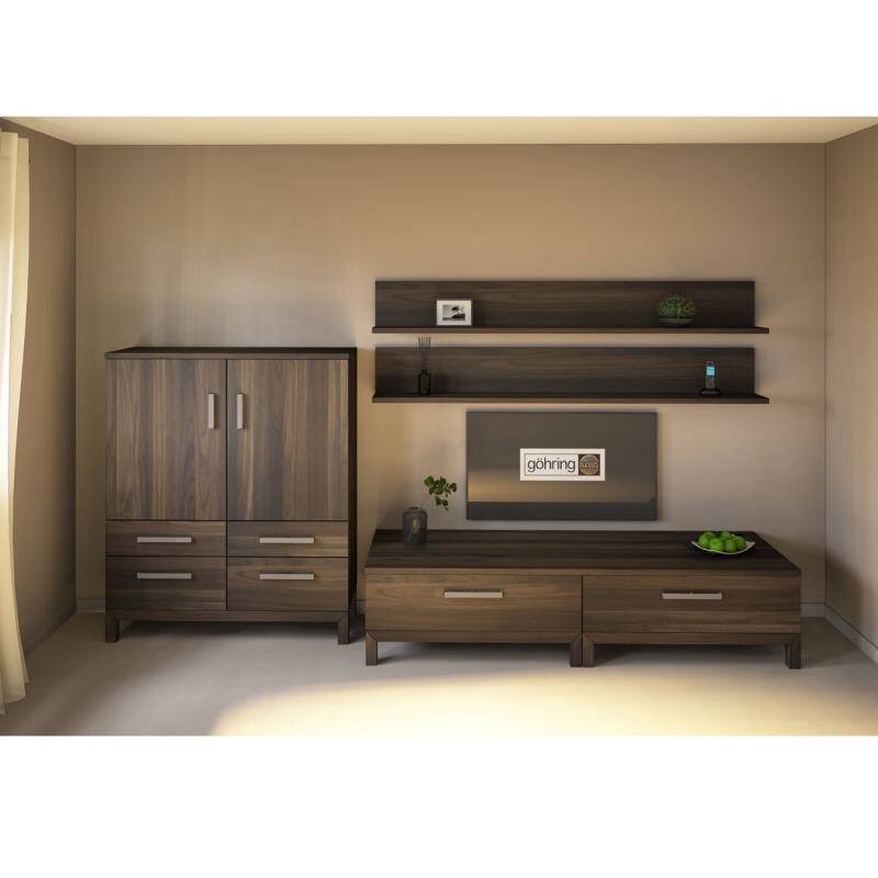 TV-Möbel Kombination Massivholz Nussbaum TV-Möbel Kombination Massivholz Nussbaum von Göhring