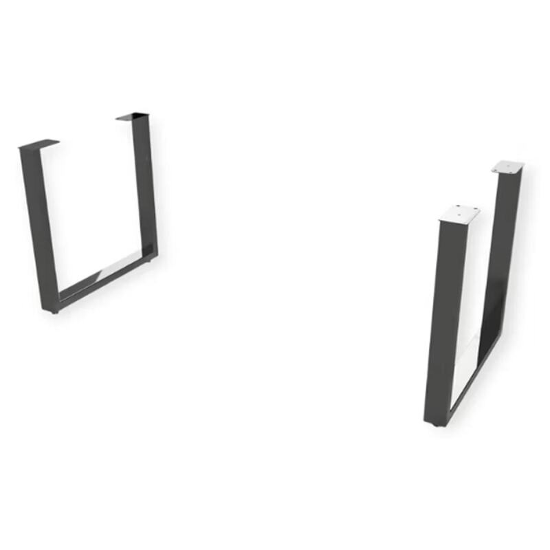 Tischbeine-Set aus Metall U-Form schwarz Tischbeine-Set aus Metall U-Form schwarz von Göhring