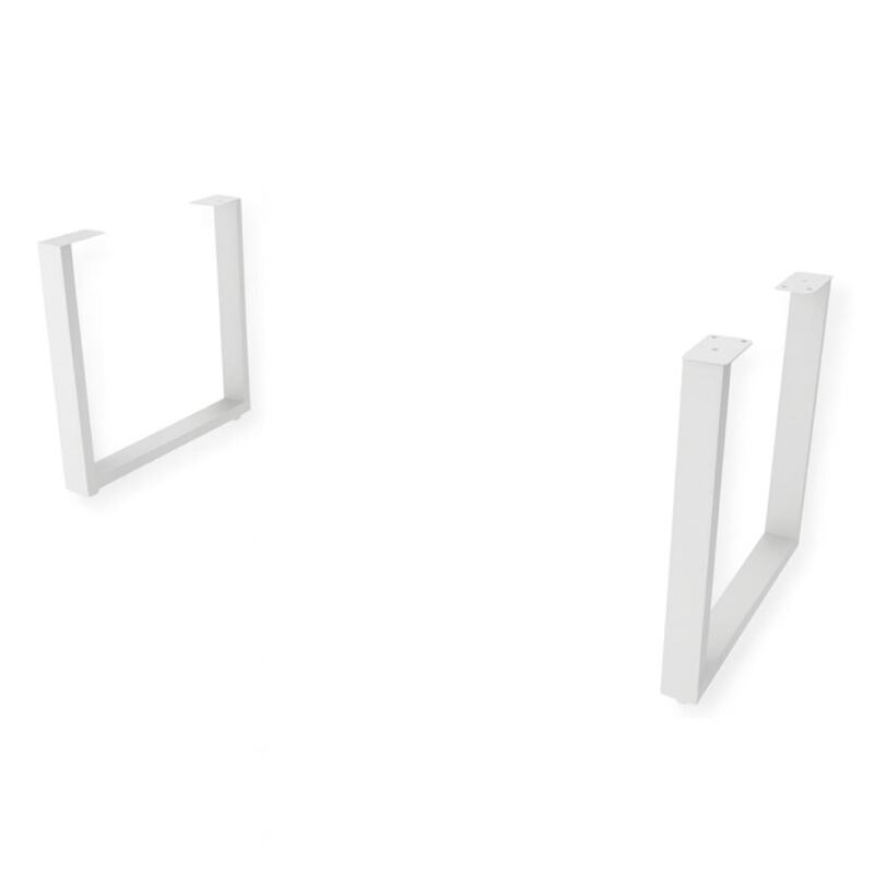Tischbeine-Set aus Metall U-Form weiß Tischbeine-Set aus Metall U-Form weiß von Göhring