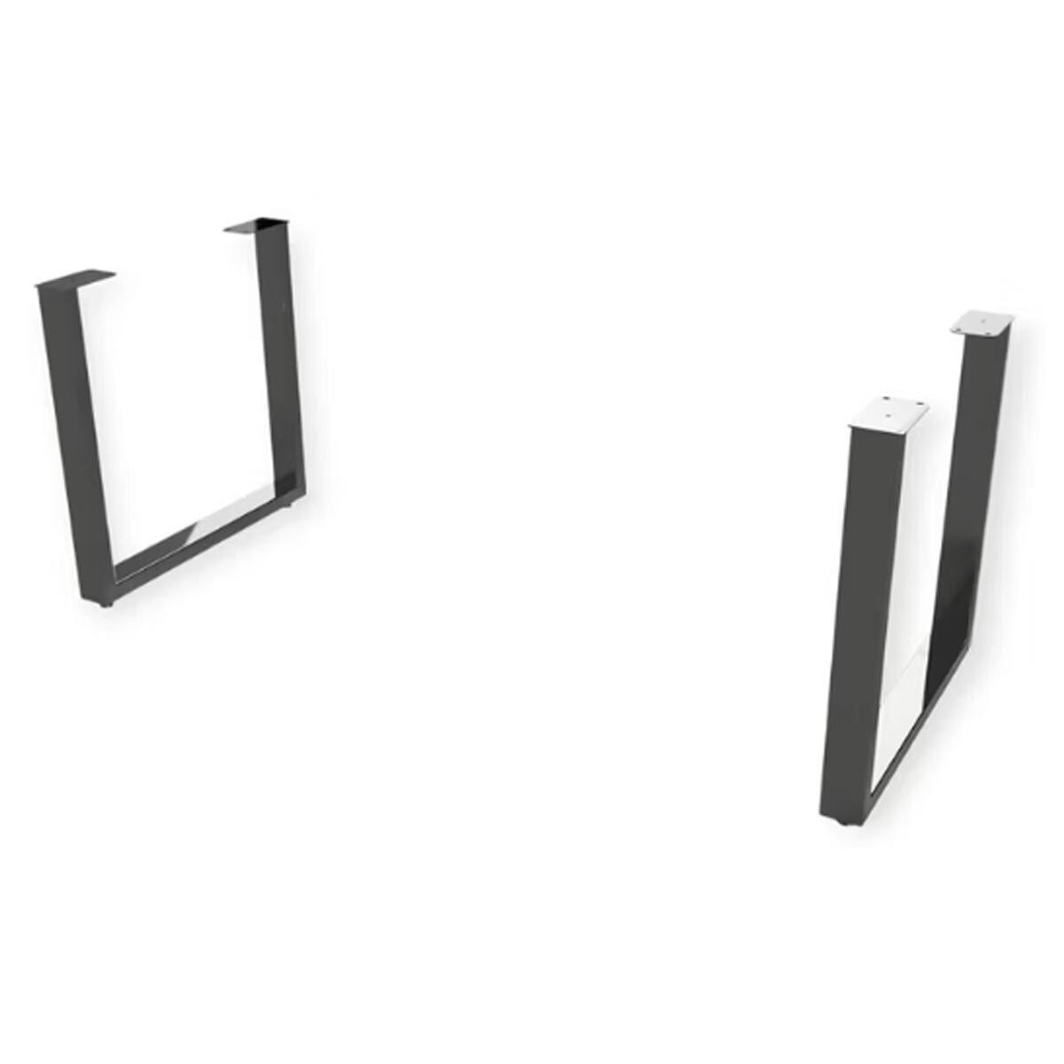 Tischgestell Set aus Metall U-Form schwarz Tischgestell Set aus Metall U-Form schwarz von Göhring