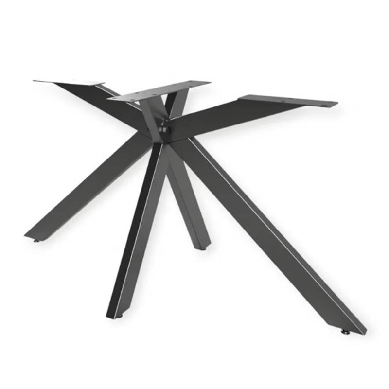 Tischgestell aus Metall Spider-Form schwarz von Göhring
