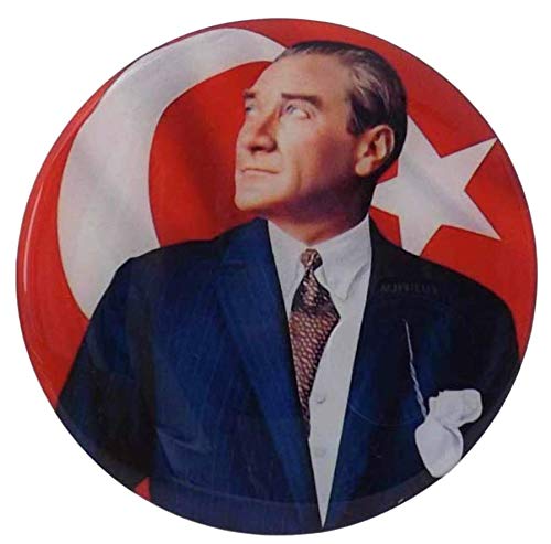 Gök-Türk Universal Aufkleber Sticker Wasserdicht Wasserfest Auto Frontscheibenaufkleber - Mustafa Kemla Atatürk, Türkische Flagge Ay Yildiz Türkei von Gök-Türk