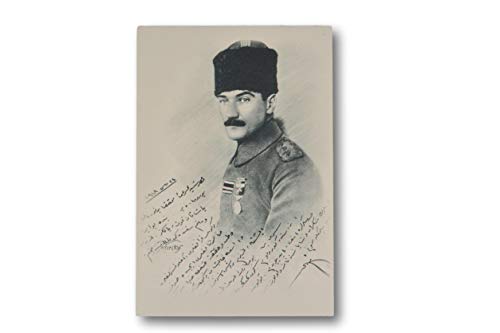Gök-Türk Wandbild Bild für Wohnzimmer Büro Wohnung Deko Kunstdrucke "Mustafa Kemal Atatürk" Türkei Vatan Millet von Gök-Türk