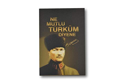 Gök-Türk Wandbild Bild für Wohnzimmer Büro Wohnung Deko Kunstdrucke Ne mutlu türküm "Mustafa Kemal Atatürk" Türkei Türkische Flagge Ay Yilldiz von Gök-Türk