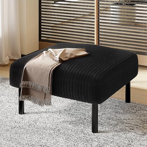 Premium Cord-Stoff Hocker mit Metallgestell – Superweicher Veloursbezug für ultimativen Komfort – Vielseitig als Fußbank, Sitzhocker oder Beistelltisch nutzbar – Blitzschnell & werkzeugfrei montiert Premium Cord-Stoff Hocker mit Metallgestell – Superweicher Veloursbezug für ultimativen Komfort – Vielseitig als Fußbank, Sitzhocker oder Beistelltisch nutzbar – Blitzschnell & werkzeugfrei montiert von Goeria