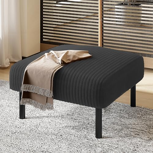 Premium Cord-Stoff Hocker mit Metallgestell – Superweicher Veloursbezug für ultimativen Komfort – Vielseitig als Fußbank, Sitzhocker oder Beistelltisch nutzbar – Blitzschnell & werkzeugfrei montiert Premium Cord-Stoff Hocker mit Metallgestell – Superweicher Veloursbezug für ultimativen Komfort – Vielseitig als Fußbank, Sitzhocker oder Beistelltisch nutzbar – Blitzschnell & werkzeugfrei montiert von Goeria