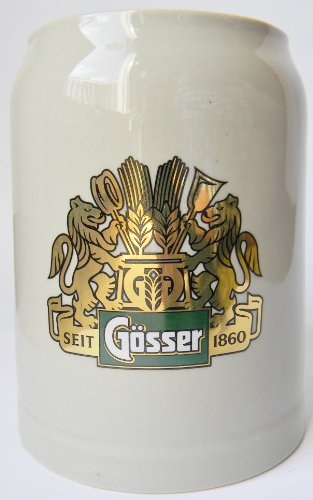 Gösse Steingut Bier Krüge 6 Stück mit jeweils 0,5 Liter von Gösse
