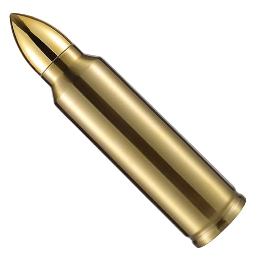 Goetland 304 Edelstahl Bullet Kugel Kugelform Thermobecher 1l Isolierbecher Isolierflasche Becher Flasche Wasser Gold von Goetland