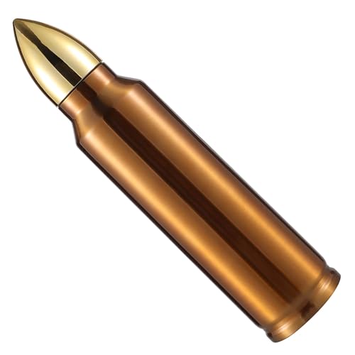 Goetland 304 Edelstahl Bullet Kugel Kugelform Thermobecher 1l Isolierbecher Isolierflasche Becher Flasche Wasser Dunkles Kupfer von Goetland