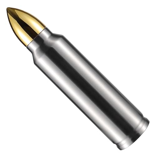 Goetland 304 Edelstahl Bullet Kugel Kugelform Thermobecher 1l Isolierbecher Isolierflasche Becher Flasche Wasser Silber von Goetland
