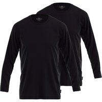 GÖTZBURG Langarmshirt "California" 2er Pack, basic, Langarm, bequem, Rundhalsausschnitt, locker, 100% Baumwolle von Götzburg