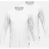 GÖTZBURG Langarmshirt "California" 2er Pack, basic, Langarm, bequem, Rundhalsausschnitt, locker, 100% Baumwolle von Götzburg