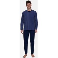 GÖTZBURG Schlafanzug "Clubhouse" 2 Stk. tlg., Langarm, Rundhalsausschnitt, atmungsaktiv, Baumwolle von Götzburg