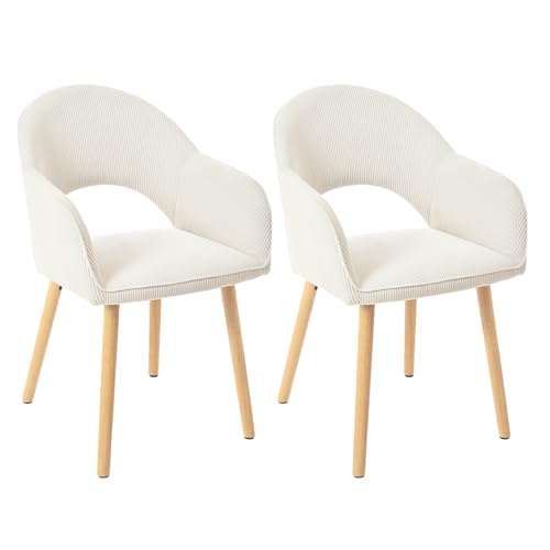 Goeurvant Stühle Esszimmer Cord Beige Holzbeine Esszimmerstuhl mit Armlehne 2er Set Polsterstuhl Armlehnenstuhl Küchenstuhl Wohnzimmerstuhl für Küche Wohnzimmer Goeurvant Stühle Esszimmer Cord Beige Holzbeine Esszimmerstuhl mit Armlehne 2er Set Polsterstuhl Armlehnenstuhl Küchenstuhl Wohnzimmerstuhl für Küche Wohnzimmer von Goeurvant