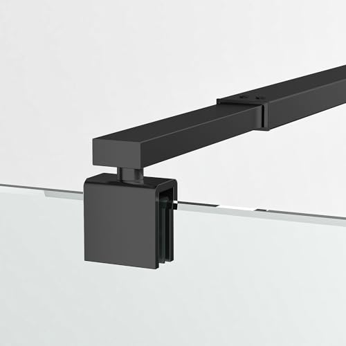 2 Stück Einziehbar Stabilisator 73-123cm Ersatz Edelstahl Haltestange, Vierkantrohr Stabilisierungsstange für Glasstärken 8-10 mm für Duschwand Duschabtrennung Duschkabine Seitenwand, Schwarz 2 Stück Einziehbar Stabilisator 73-123cm Ersatz Edelstahl Haltestange, Vierkantrohr Stabilisierungsstange für Glasstärken 8-10 mm für Duschwand Duschabtrennung Duschkabine Seitenwand, Schwarz von Goezes