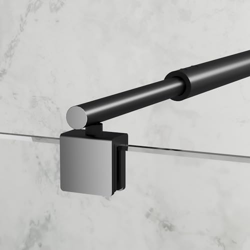 Ersatz Einziehbar Stabilisator 73-123cm Schwarz Edelstahl Haltestange für Duschwand, Länge Teleskopisch Stabilisierungsstange für Glasstärken 8-10 mm, Stabilisator für Seitenwand Fixiert Ersatz Einziehbar Stabilisator 73-123cm Schwarz Edelstahl Haltestange für Duschwand, Länge Teleskopisch Stabilisierungsstange für Glasstärken 8-10 mm, Stabilisator für Seitenwand Fixiert von Goezes