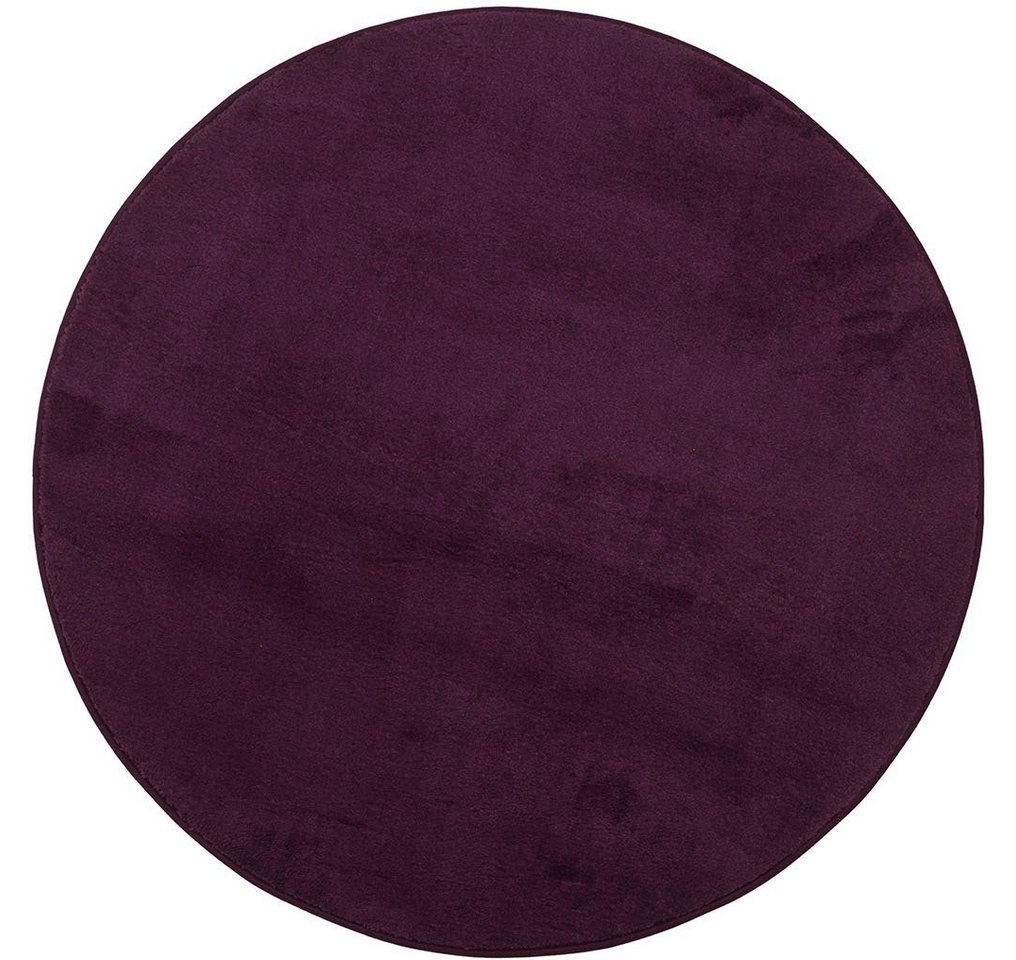 Badematte Rio Premium Gözze, Höhe 18 mm, rutschhemmend beschichtet, fußbodenheizungsgeeignet, schnell trocknend, Polyester, rund, Badteppich, Uni Farben, waschbar, rechteckig & rund erhältlich von Gözze