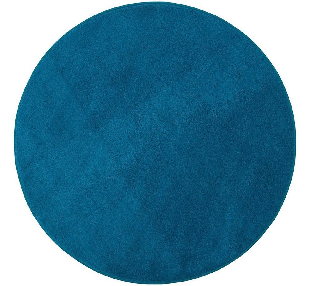 Badematte Rio Premium Gözze, Höhe 18 mm, rutschhemmend beschichtet, fußbodenheizungsgeeignet, schnell trocknend, Polyester, rund, Badteppich, Uni Farben, waschbar, rechteckig & rund erhältlich von Gözze