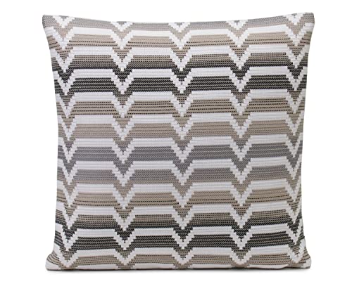 Gözze Ambiente Trendlife Naxos Outdoor Kissenhülle 40x40cm Farbe Taupe von Gözze