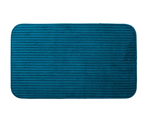 Gözze - Rutschfester Weicher Badeteppich, 100% Polyester, 70 x 120 cm - Petrol Gözze - Rutschfester Weicher Badeteppich, 100% Polyester, 70 x 120 cm - Petrol von Gözze