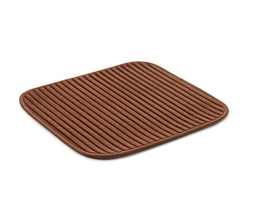 Gözze - Rutschfester Weicher Badeteppich, 100% Polyester, 50 x 45 cm - Schokolade von Gözze