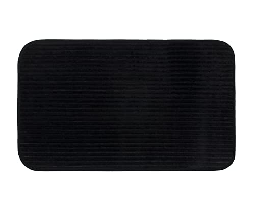 Gözze - Rutschfester Weicher Badeteppich, 100% Polyester, 70 x 120 cm - Schwarz Gözze - Rutschfester Weicher Badeteppich, 100% Polyester, 70 x 120 cm - Schwarz von Gözze