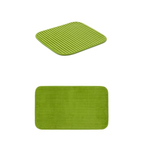 Gözze Badteppich Berlin 2er Set, 50x45 cm + 60x100 cm, Farbe: dunkelgrün Gözze Badteppich Berlin 2er Set, 50x45 cm + 60x100 cm, Farbe: dunkelgrün von Gözze
