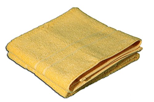 Gözze - Badvorleger 2er-Set, 100% Baumwolle, 50 x 70 cm - Gold von Gözze