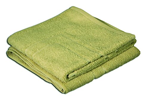 Gözze - Badvorleger 2er-Set, 100% Baumwolle, 50 x 70 cm - Limone von Gözze