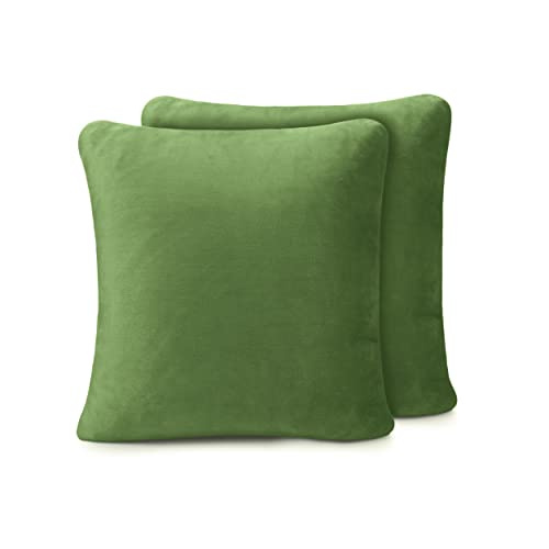 Amago - Kissenbezug 2er Set, Cashmere-Feeling, 50 x 50 cm - Dunkelgrün Amago - Kissenbezug 2er Set, Cashmere-Feeling, 50 x 50 cm - Dunkelgrün von Amago