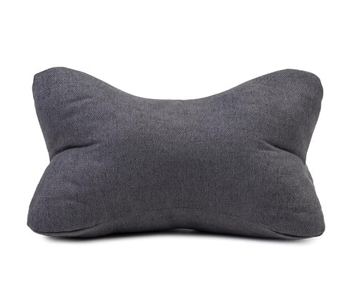 Gözze - Kuschelweiches Lesekissen Darco, Ideal als Sofakissen oder Leseknochen, 40 x 25 cm - Anthrazit von Gözze