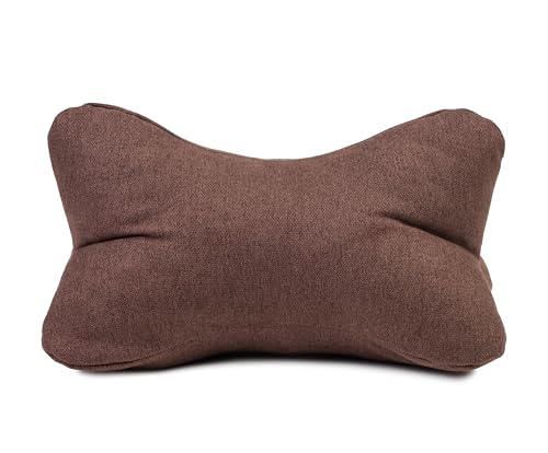 Gözze - Kuschelweiches Lesekissen Darco, Ideal als Sofakissen oder Leseknochen, 40 x 25 cm - Schoko von Gözze