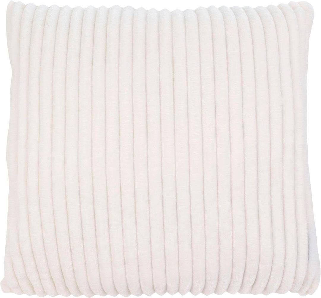 Gözze Dekokissen Cord-Optik Dekokissen, 50x50 cm, passend zu Cord-Optik Decke, Kissenhülle & Füllung, 1 Stück von Gözze