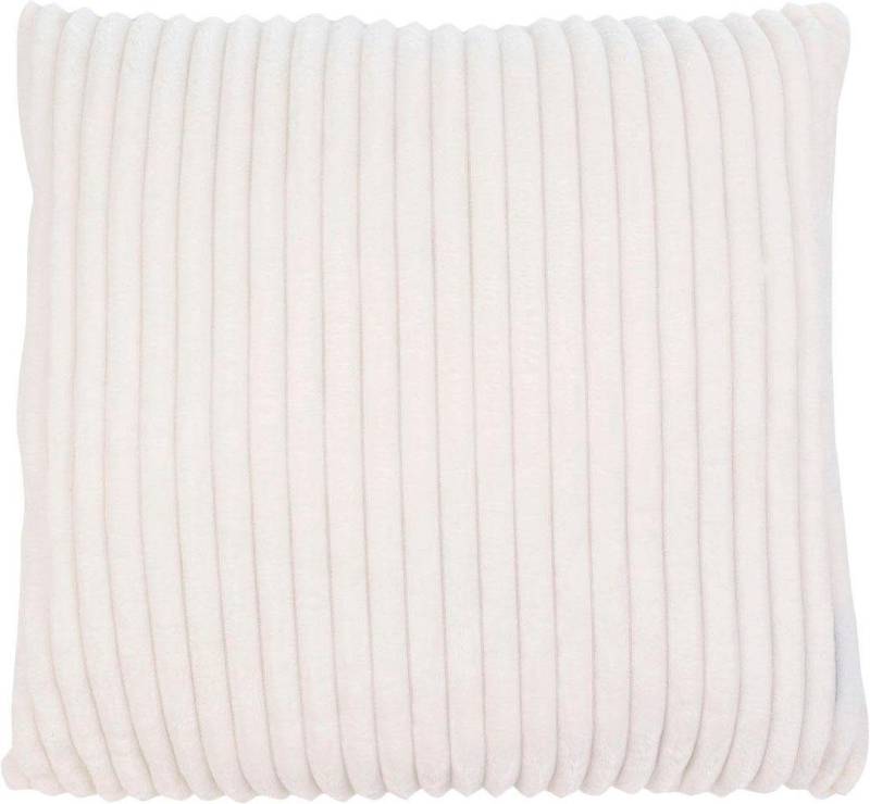 Gözze Dekokissen Cord-Optik Dekokissen, 50x50 cm, passend zu Cord-Optik Decke, Kissenhülle & Füllung, 1 Stück von Gözze