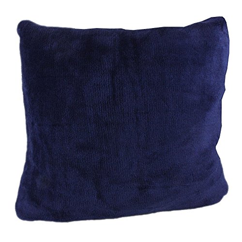 Gözze Flausch Kissen Cashmere-Feeling Sofakissen, 50 x 50 cm Farbe Marine (05) von Gözze