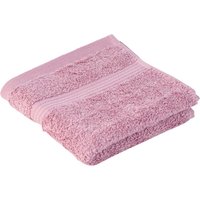 Gözze Gästehandtücher "New York" im Set, moderne Uni-Farben, mit strukturierter Borte, reine Baumwolle von Gözze