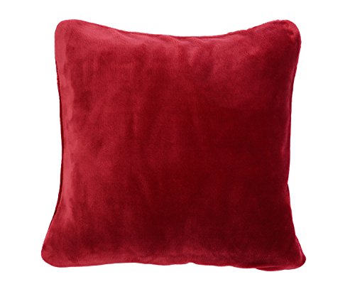 Gözze - Premium Cashmere-Feeling Kissenbezüge, 500 g/m², 50 x 50 cm - Rot von Gözze