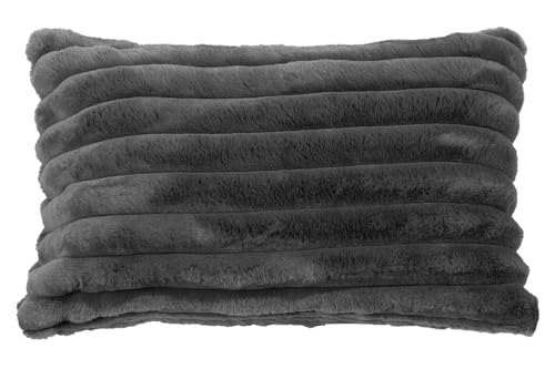 Gözze Kissen - Anthrazit - 30 x 50 cm - mit Reißverschluss - Breitcordoptik Gözze Kissen - Anthrazit - 30 x 50 cm - mit Reißverschluss - Breitcordoptik von Gözze