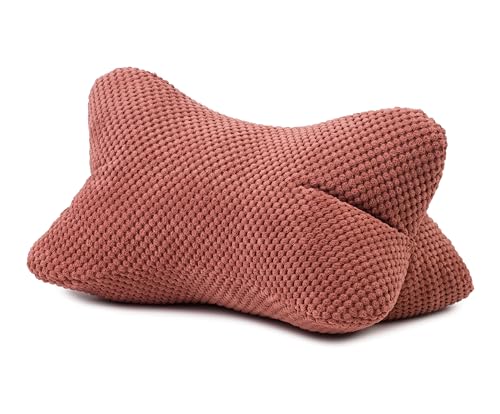 Gözze - Lesekissen Sven, Nackenkissen in genoppter Optik, Lese- und Relaxkissen für Nacken und Rücken, 40 x 25 cm - Beere Gözze - Lesekissen Sven, Nackenkissen in genoppter Optik, Lese- und Relaxkissen für Nacken und Rücken, 40 x 25 cm - Beere von Gözze