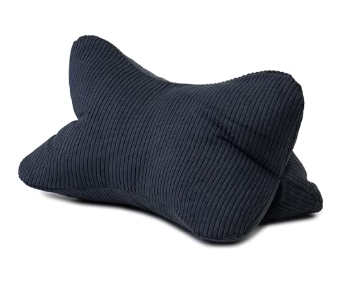 Gözze - Leseknochen Capri, Nackenkissen in Feincord-Optik, Lese- und Relaxkissen für Nacken und Rücken, 40 x 25 cm - Schwarz Gözze - Leseknochen Capri, Nackenkissen in Feincord-Optik, Lese- und Relaxkissen für Nacken und Rücken, 40 x 25 cm - Schwarz von Gözze