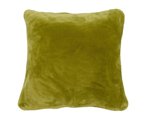 Gözze - Premium Cashmere-Feeling Kissenbezüge, 500 g/m², 50 x 50 cm - Limonengrün von Gözze