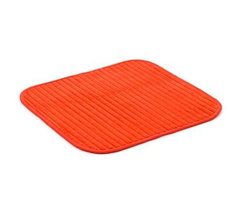 Gözze - Rutschfester Weicher Badeteppich, 100% Polyester, 50 x 45 cm - Orange von Gözze