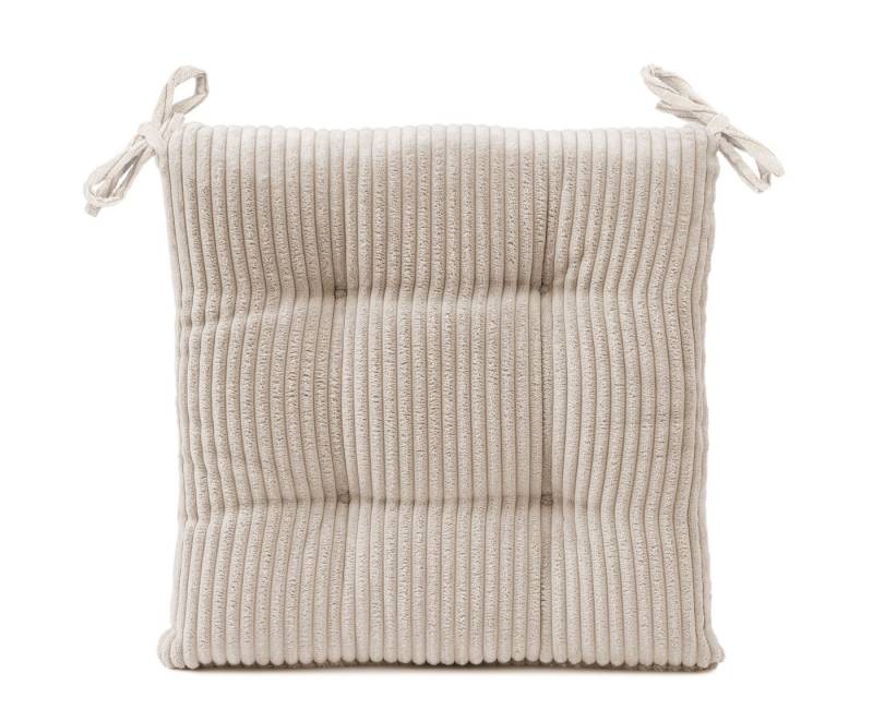 Gözze Sitzsack GÖZZE Sitzkissen ANAFI LBH 40x40x6 cm beige Bodenkissen Sitzsack von Gözze