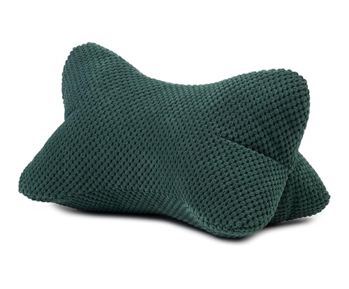 Gözze - Lesekissen Sven, Nackenkissen in genoppter Optik, Lese- und Relaxkissen für Nacken und Rücken, 40 x 25 cm - Dunkelgrün Gözze - Lesekissen Sven, Nackenkissen in genoppter Optik, Lese- und Relaxkissen für Nacken und Rücken, 40 x 25 cm - Dunkelgrün von Gözze
