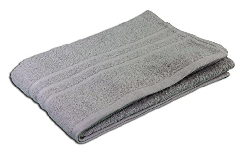 Gözze - Elegantes Duschtuch, Sylt, 100% Baumwolle, Dichtes Grundgewebe (440 g/m²), 70 x 140 cm - Silber Gözze - Elegantes Duschtuch, Sylt, 100% Baumwolle, Dichtes Grundgewebe (440 g/m²), 70 x 140 cm - Silber von Gözze