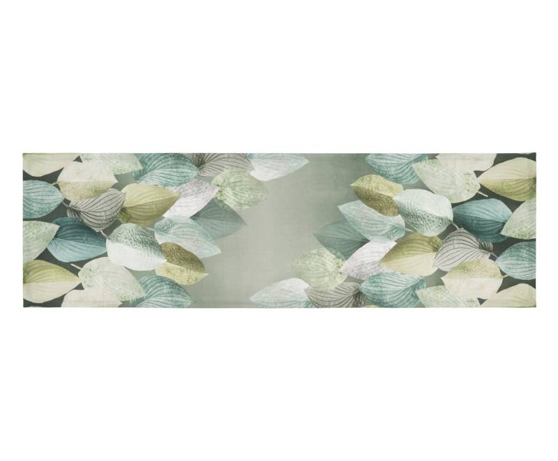 Gözze Tischläufer GÖZZE Tischläufer VAPIANO BL 40x140 cm grün Tischdecke Tischband von Gözze